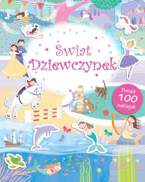 okładka Świat dziewczynek Poznaję Świat + naklejki książka