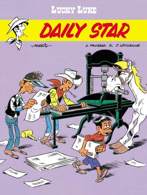 okładka Daily Star Lucky Luke książka | Xavier Fauche, Jean Leturgie