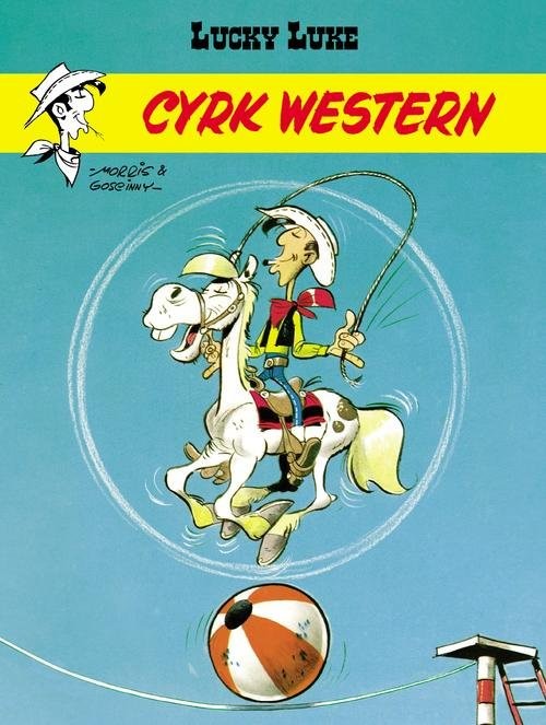 okładka Cyrk Western Lucky Luke książka | René Goscinny
