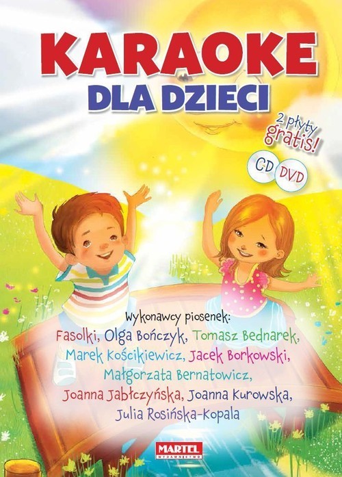 okładka Karaoke dla dzieci + CD/DVD książka