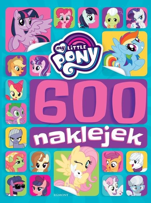 okładka My Little Pony 600 naklejek książka