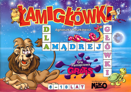 okładka Łamigłówki dla mądrej główki książka | Agnieszka Paszkiewicz