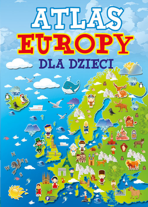 okładka Atlas Europy dla dzieci książka