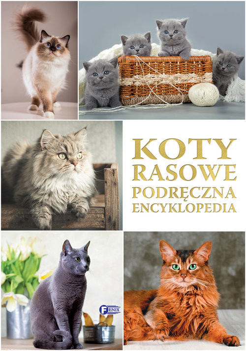 okładka Koty rasowe Podręczna Encyklopedia książka