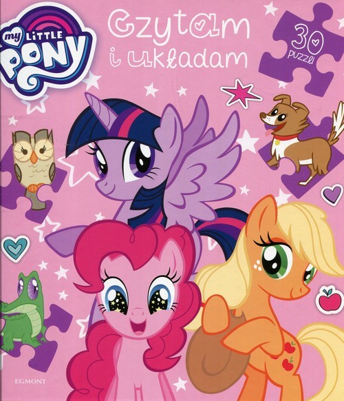 okładka My Little Pony Czytam i układam 30 puzzli książka