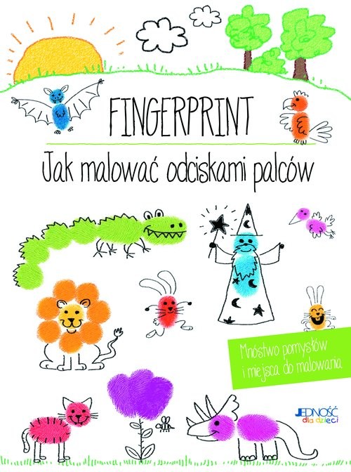 okładka Fingerprint Jak malować odciskami palców książka | Fauser Nico