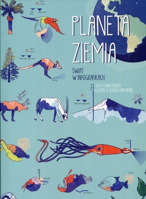 okładka Planeta Ziemia Świat w infografikach książka