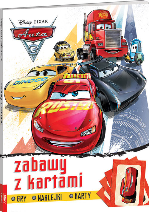 okładka Auta 3 Zabawy z kartami FBD-7 książka