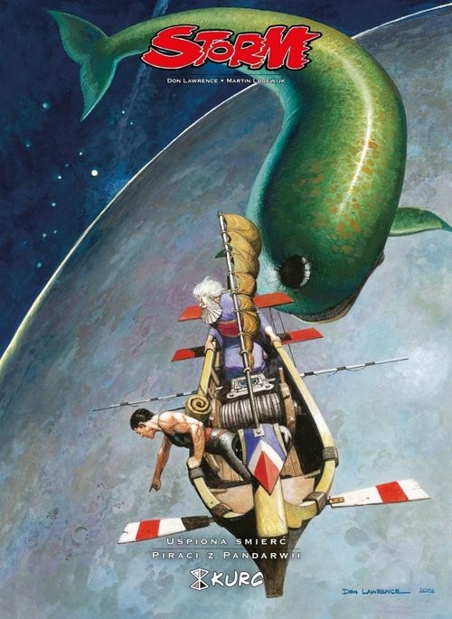 okładka Storm 5 Uśpiona śmierć Piraci z Pandarwii książka | Don Lawrence, Martin Lodewijk