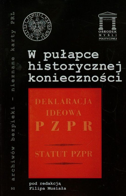 okładka W pułapce historycznej konieczności Tom 20 książka