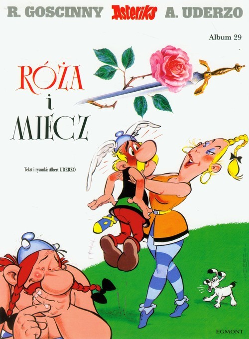 okładka Asteriks Róża i miecz 29 książka | René Goscinny, Albert Uderzo