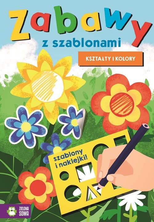 okładka Zabawy z szablonami Kształty i kolory książka