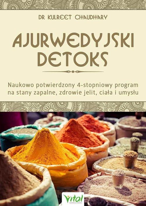 okładka Ajurwedyjski detoks książka | Chaudhary Kulreet