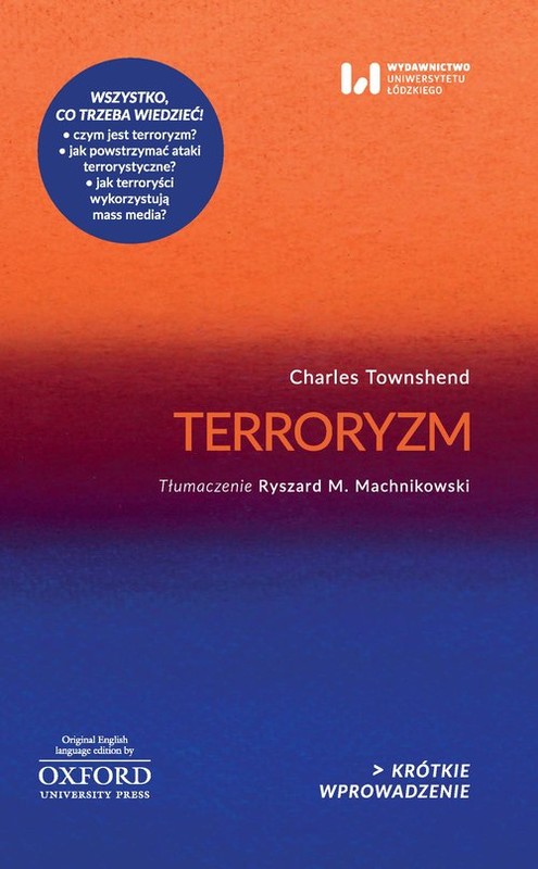 okładka Terroryzm książka | Charles Townshend