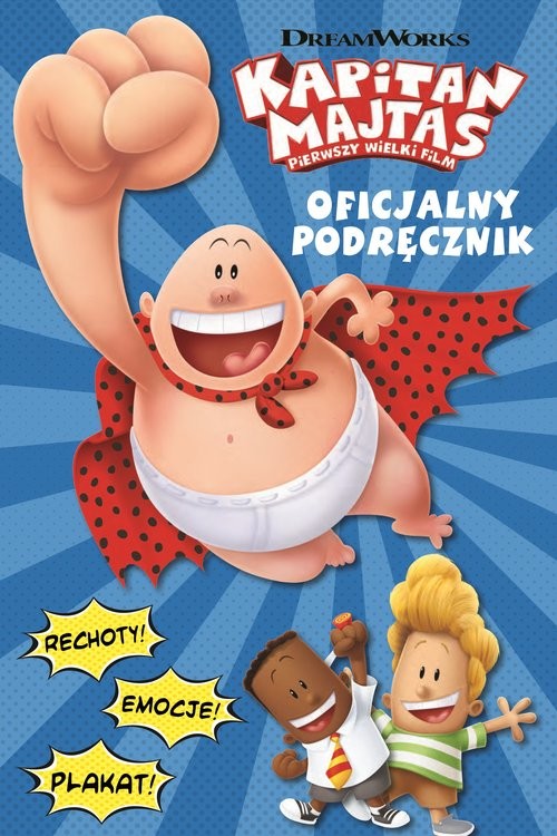 okładka Kapitan Majtas Oficjalny podręcznik książka | Kate Howard