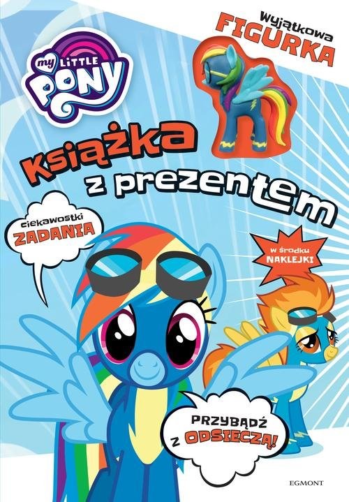 okładka My Little Pony Książka z prezentem Rainbow Dash książka