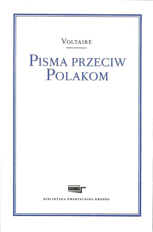 okładka Pisma przeciw Polakom książka | Voltaire