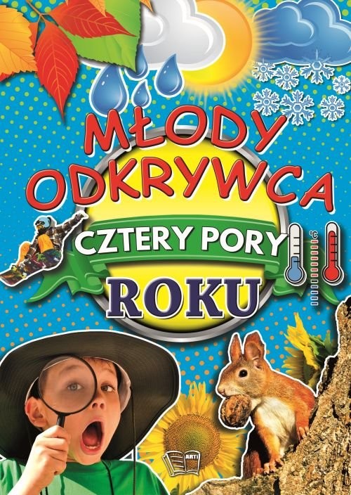 okładka Młody odkrywca Cztery pory roku książka