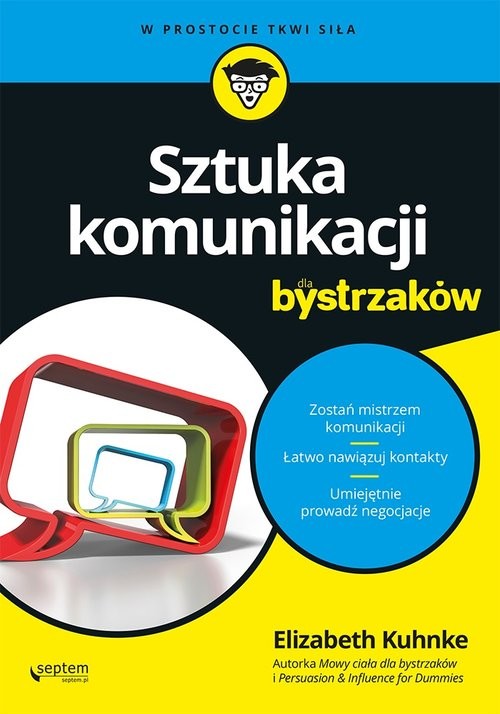 okładka Sztuka komunikacji dla bystrzaków książka | Elizabeth Kuhnke