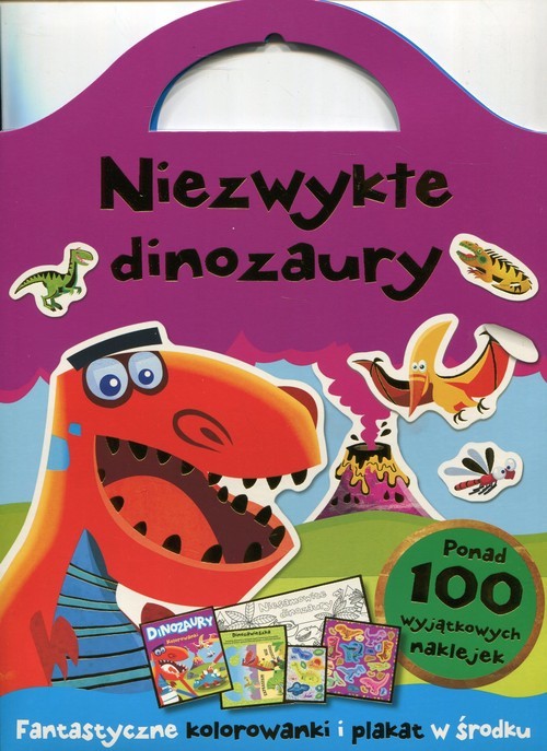 okładka Niezwykłe dinozaury Fantazyjne kolorowanki książka