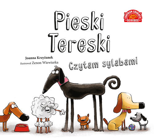 okładka Pieski Tereski Czytam sylabami książka | Joanna Krzyżanek