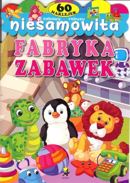 okładka Niesamowita fabryka zabawek książka