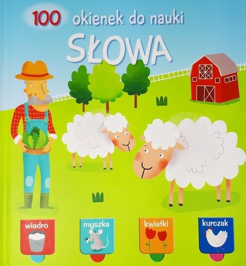 okładka 100 okienek do nauki Słowa książka