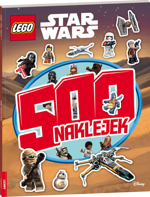 okładka Lego Star Wars 500 naklejek książka