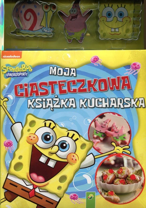 okładka Sponge Bob Moja ciasteczkowa książka kucharska książka