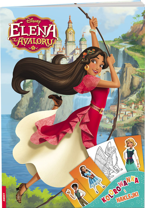 okładka Elena z Avaloru Kolorowanka i naklejki książka