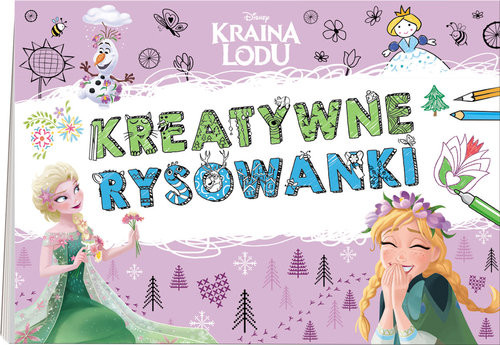 okładka Kraina Lodu Kreatywne rysowanki NSD-3 książka