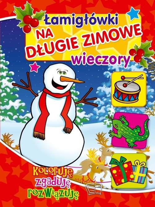 okładka Łamigłówki na długie zimowe wieczory książka