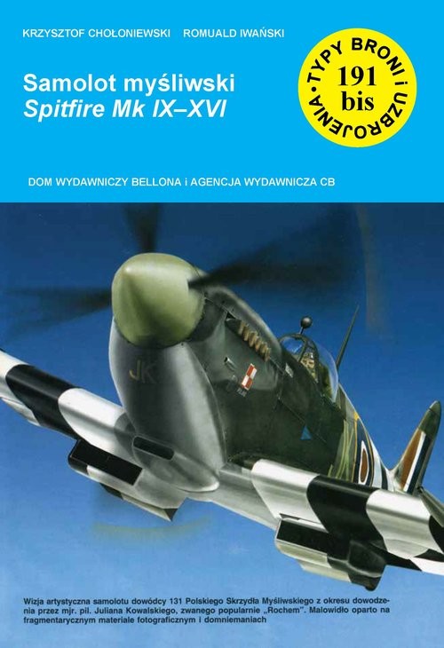 okładka Samolot myśliwski Spitfire Mk IX-XVI książka
