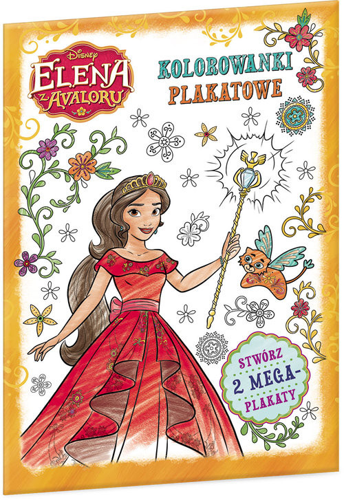 okładka Elena z Avaloru Kolorowanki plakatowe książka