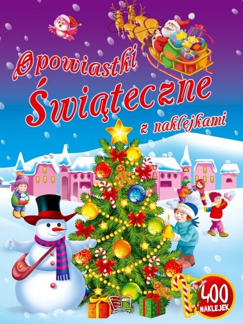 okładka Opowiastki Świąteczne z naklejkami książka