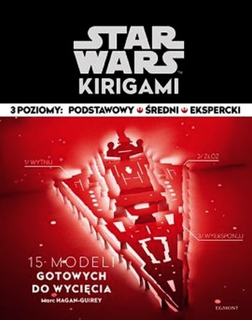 okładka Star Wars Kirigami 3 poziomy: podstawowy, średni, ekspercki książka
