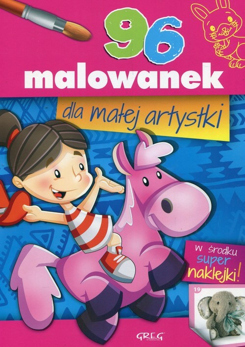 okładka 96 malowanek dla małej artystki książka
