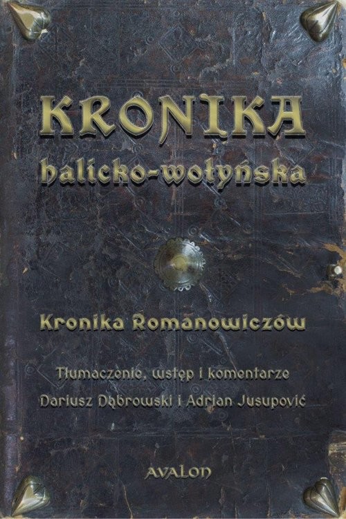 okładka Kronika halicko-wołyńska książka