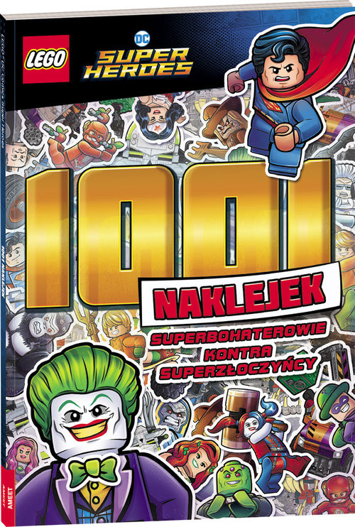 okładka Lego DC Super Heroes 1001 naklejek książka