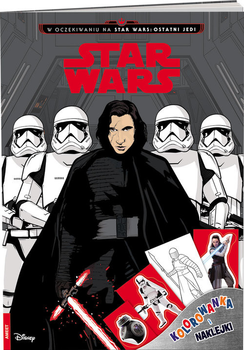 okładka Star Wars Kolorowanka i naklejki książka