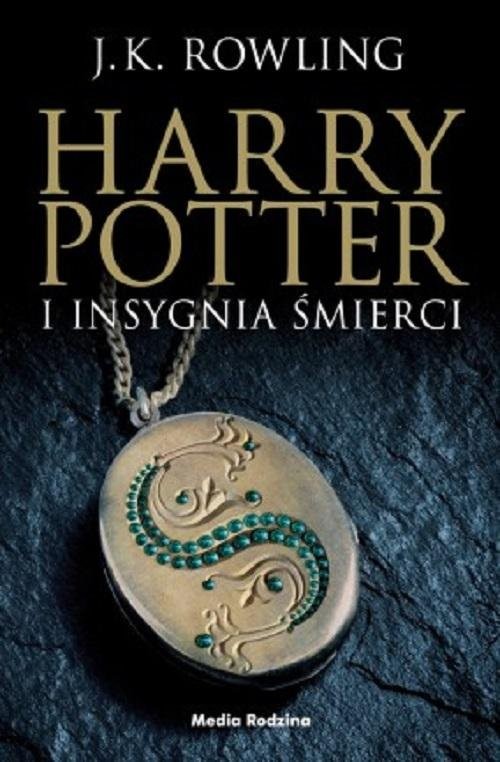 okładka Harry Potter i Insygnia Śmierci czarna edycja książka | J.K. Rowling