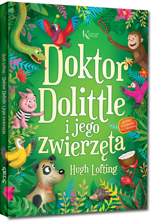 okładka Doktor Dolittle i jego zwierzęta książka | Hugh Lofting