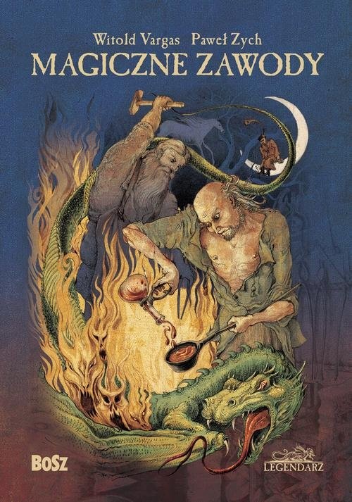 okładka Magiczne zawody Kowal, czarodziej, alchemik książka | Witold Vargas