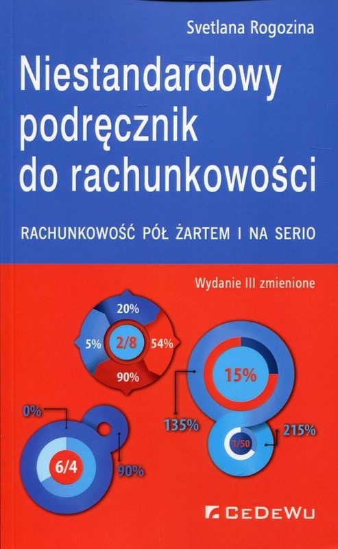 okładka Niestandardowy podręcznik do rachunkowości Rachunkowość pół żartem i na serio książka | Rogozina Svetlana