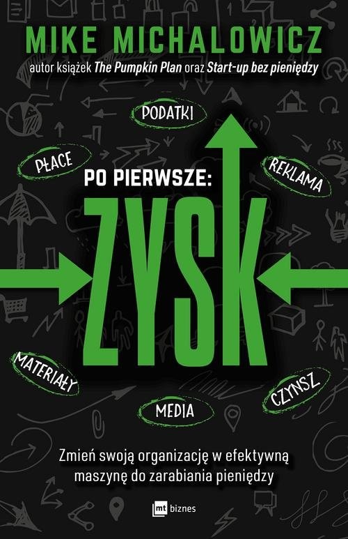 okładka Po pierwsze: ZYSK Zmień swoją organizację w efektywną maszynę do zarabiania pieniędzy książka | Michalowicz Mike