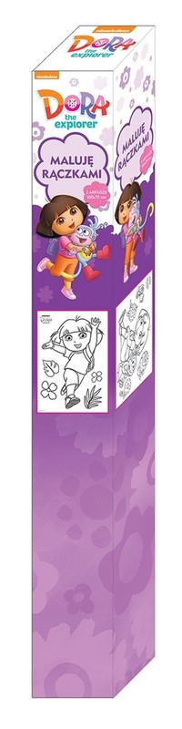 okładka Maluję rączkami Dora i przyjaciele książka