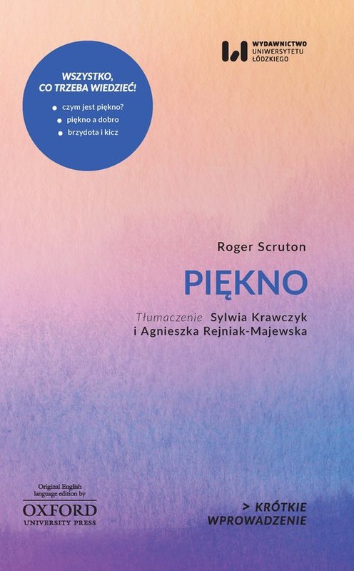 okładka Piękno książka | Roger Scruton