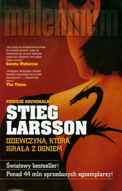okładka Dziewczyna, która igrała z ogniem książka | Stieg Larsson