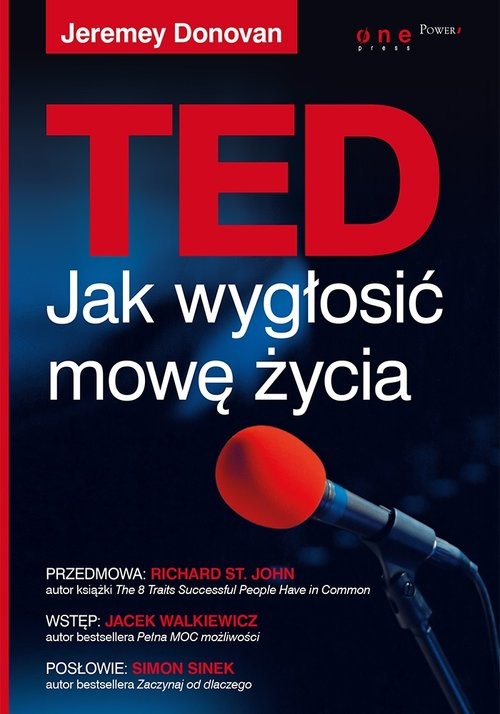 okładka TED. Jak wygłosić mowę życia książka | Jeremey Donovan