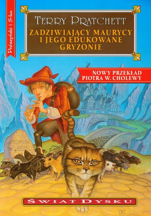 okładka Zadziwiający Maurycy i jego edukowane gryzonie. Świat dysku książka | Terry Pratchett